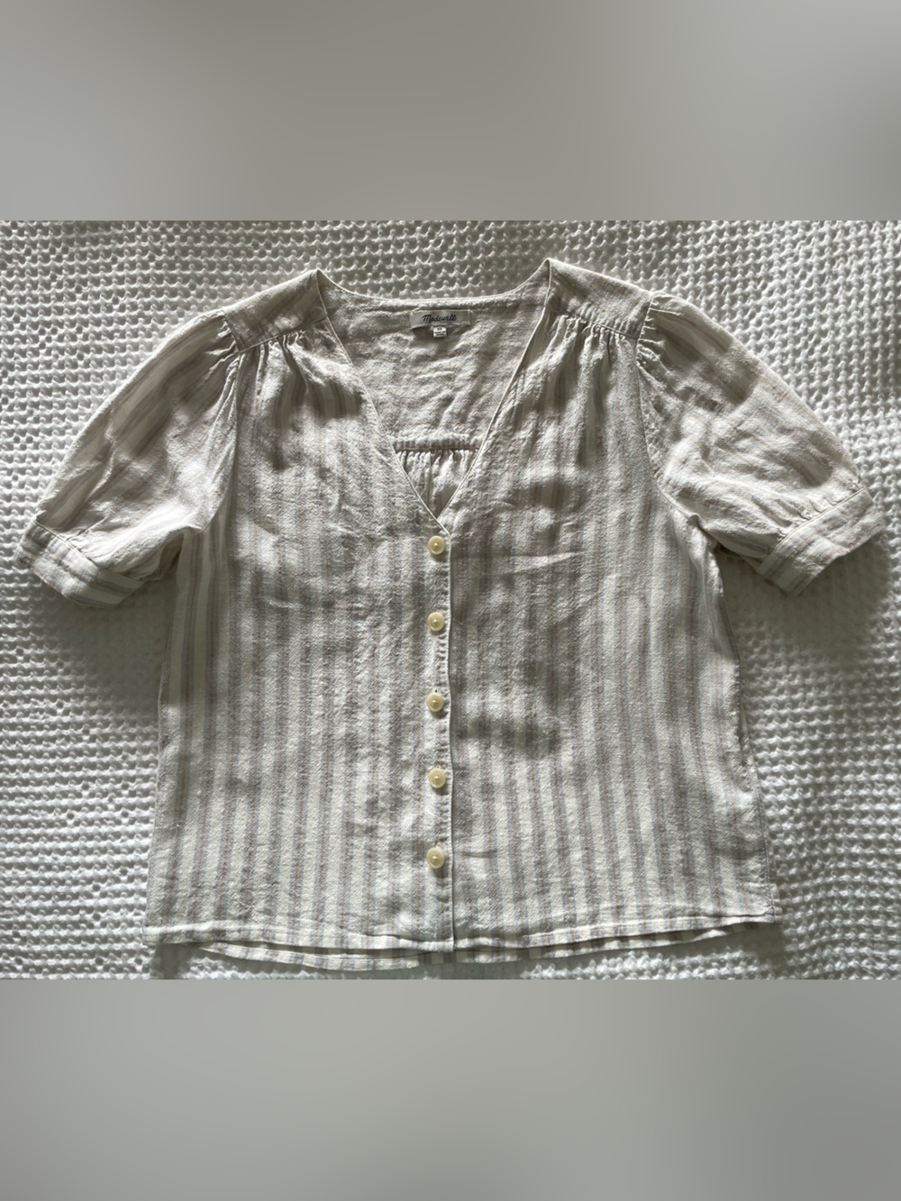 Madewell Button-Front Top